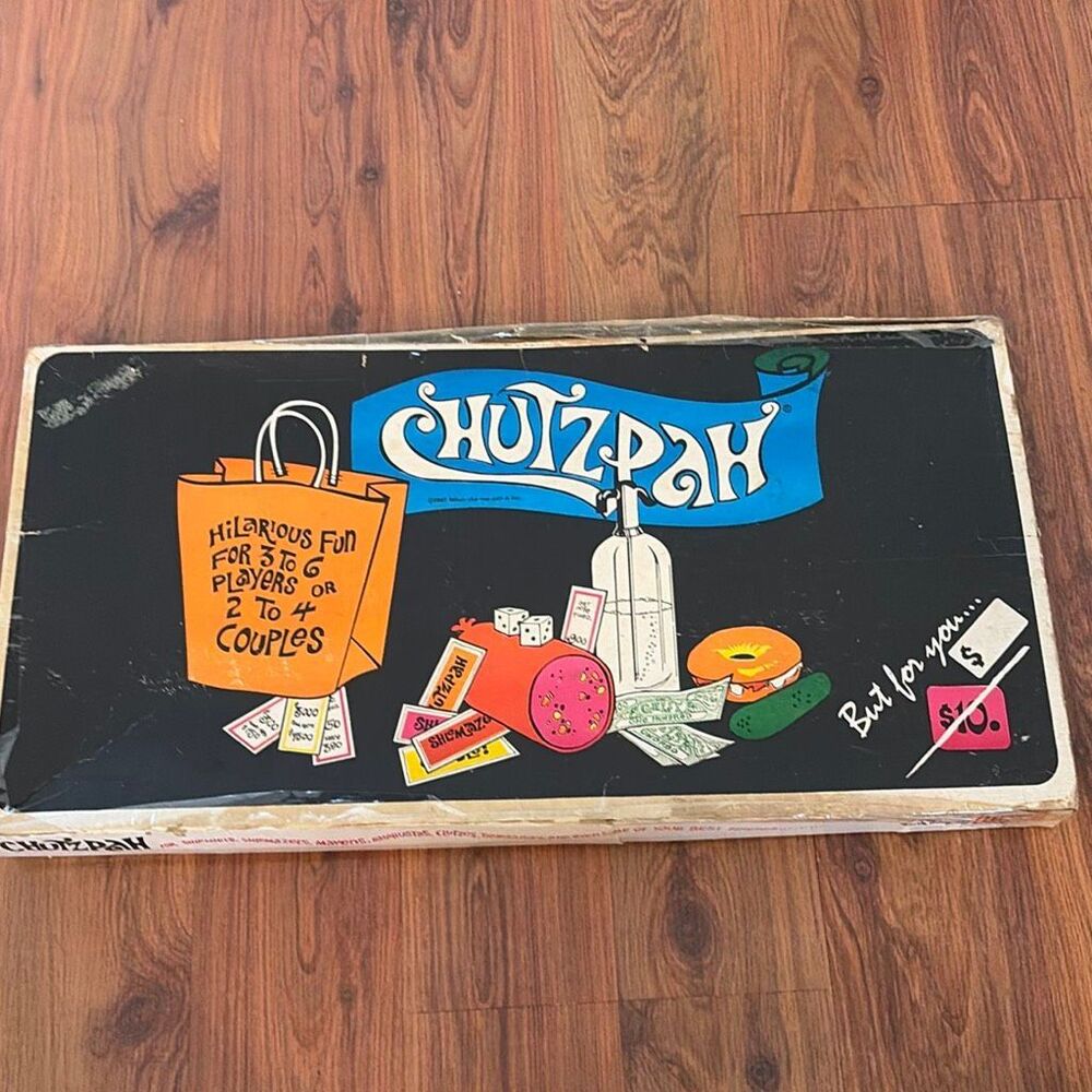 Vintage 1967 Chutzpah board game